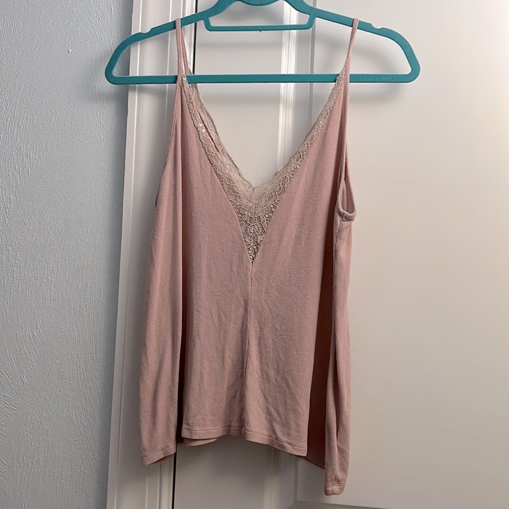 American Eagle Soft&Sexy tank top with lace detail